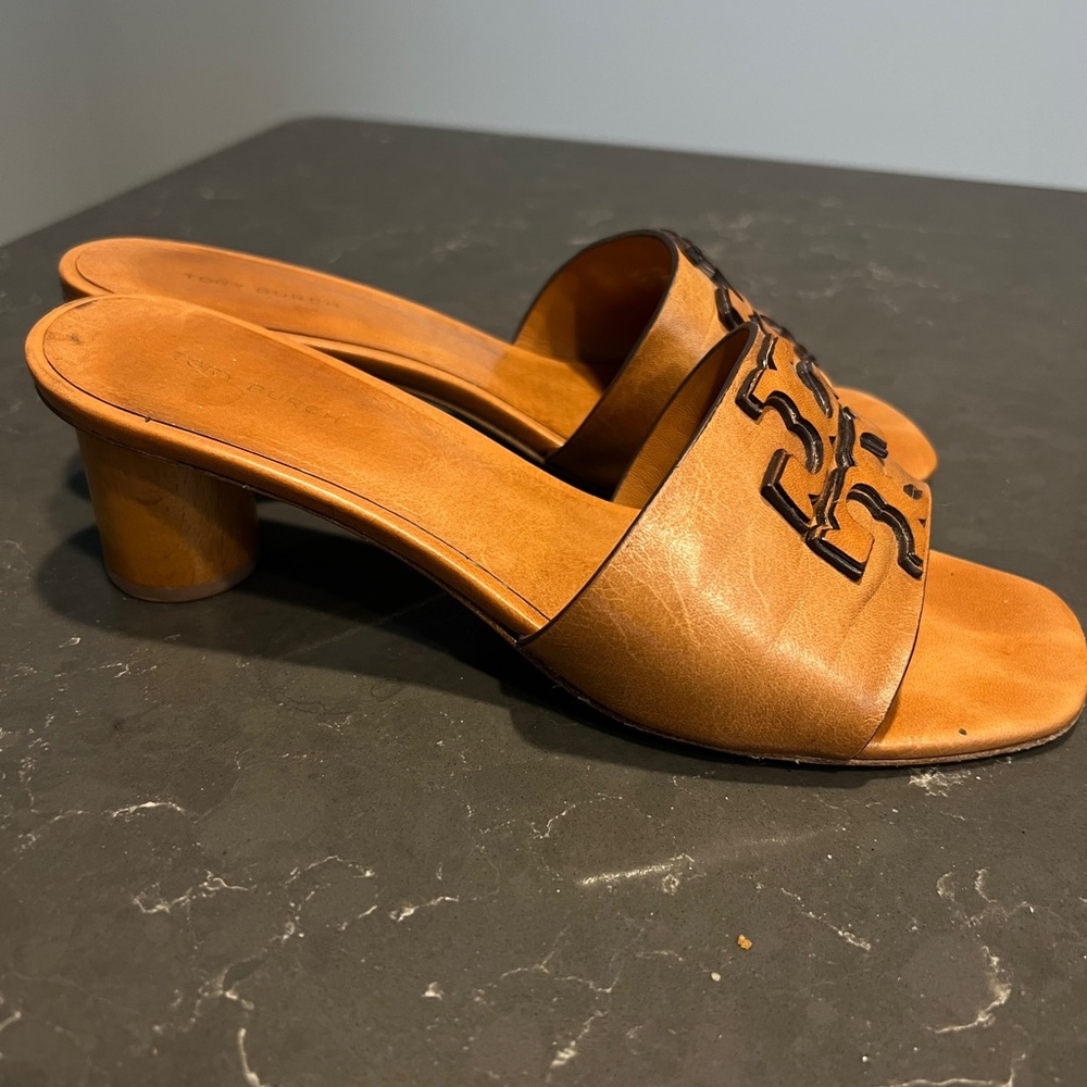Tory Burch Ines Heel Mule Sandal